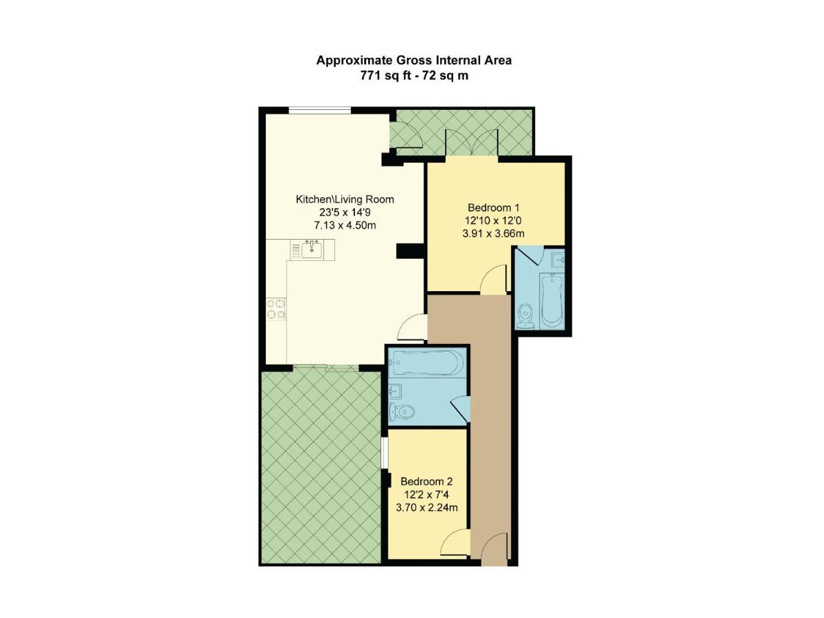 Central London, Jaccuzzi,Newbuild, 2 Bedrooms Two Baths Zewnętrze zdjęcie